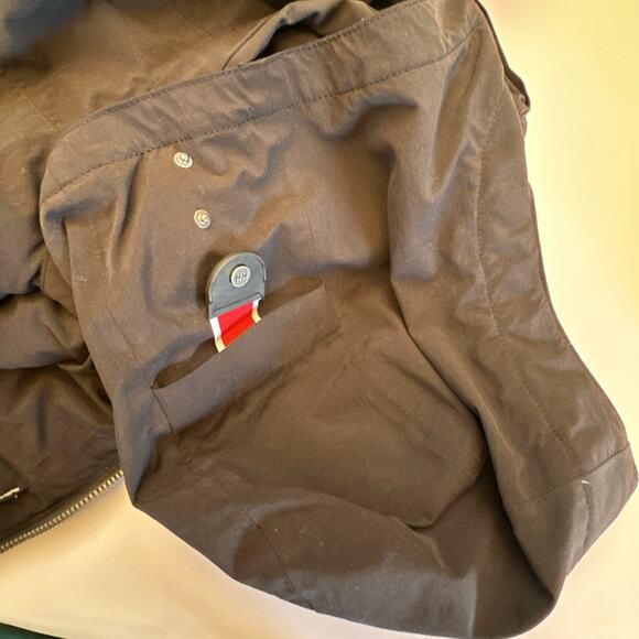 Helly Hansen Ski Jacket Womens Small Black H2 Flow Sytem Removable Hood Parka - Picture 16 of 16